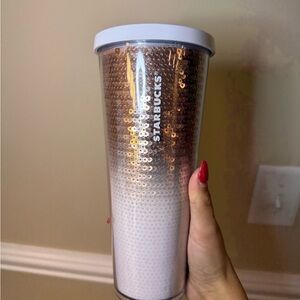 Starbucks Limited Edition Sequin Ombré Tumbler 24oz